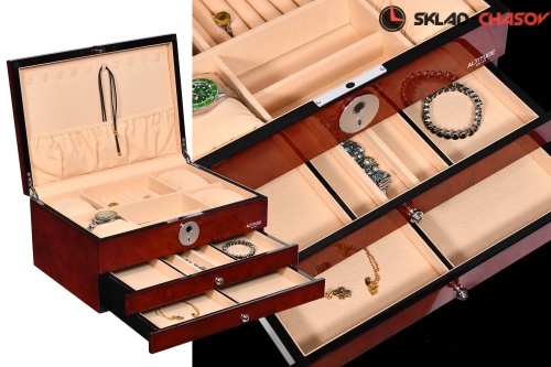 Шкатулка для хранения украшений и часов 501-2DBC-FP фото фото 3