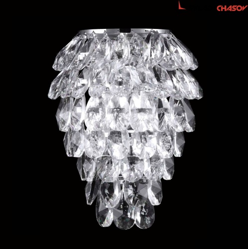 Бра Crystal Lux CHARME AP2+2 LED CHROME/TRANSPARENT фото
