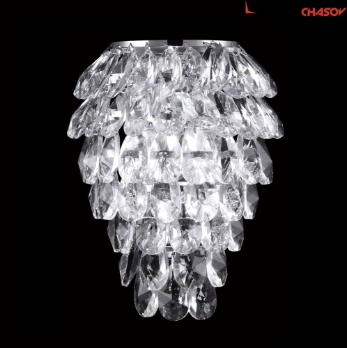 Бра Crystal Lux CHARME AP2+2 LED CHROME/TRANSPARENT фото