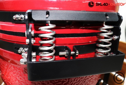 Керамический гриль SG PRO, 56 см / 22 дюйма (красный) фото фото 9