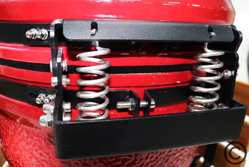 Керамический гриль SG PRO, 56 см / 22 дюйма (красный) фото фото 9