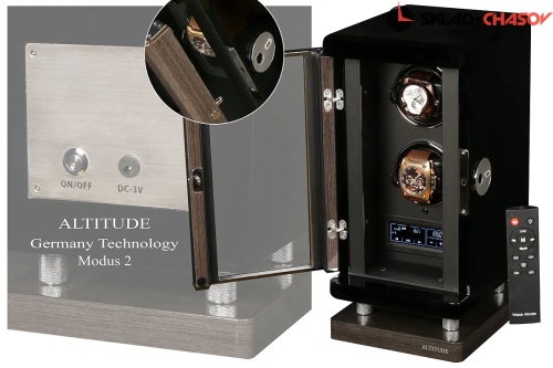 Шкатулка для автоподзавода 2-х часов M1902GB-B фото фото 4