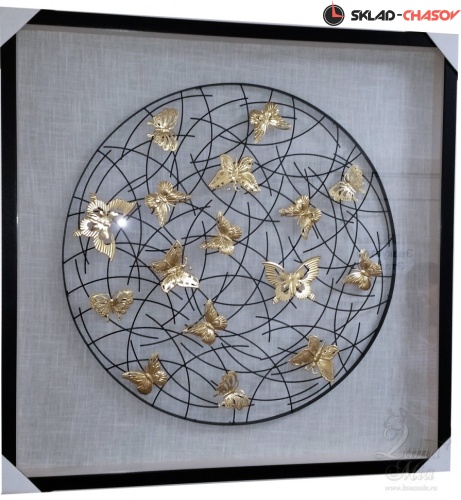 Панно декоративное Порхающие бабочки фото