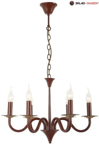 Подвесная люстра Pontone E 1.1.6 RED фото