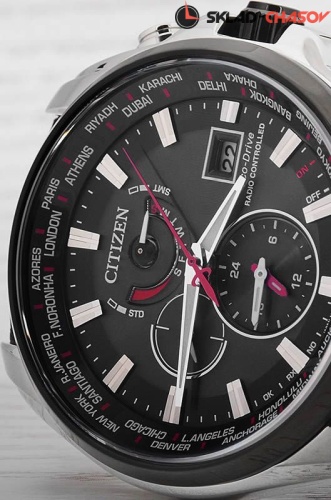 Мужские Citizen Eco-Drive Radio Controlled AT9036-08E фото фото 2