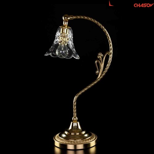 Светильник настольный ArtGlass TULIP 01-TL-PB фото