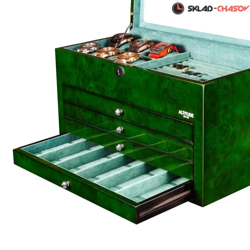 Шкатулка для украшений и 6-ти часов Altitude G014VGRF фото фото 7