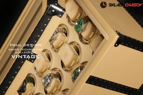 Шикарная шкатулка для автоподзавода 12 часов Vintage12 фото фото 4
