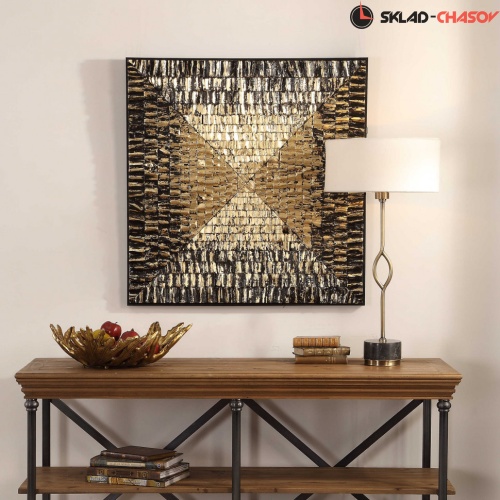 Панно из обожжённого дерева "Пирамида" фото фото 5