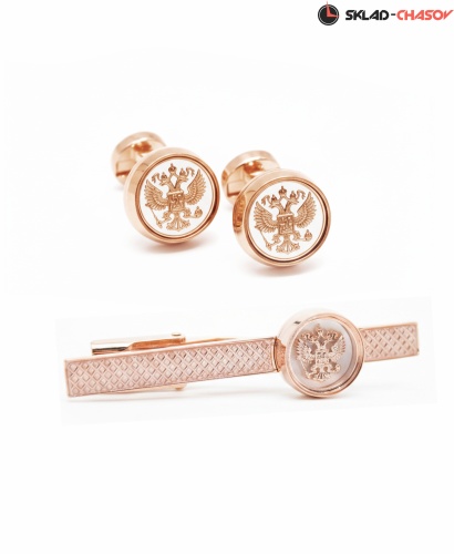 Запонки и Зажим для галстука "Президент" 57892-578092кк фото