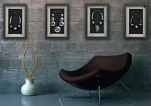 Дизайнерское панно "Ожерелье 3" настенное фото