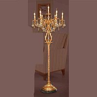 Бронзовый торшер Pars Luster FL9803/6+1 фото