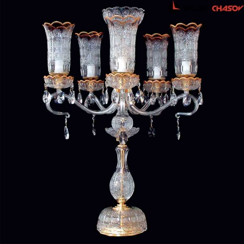 Хрустальный подсвечник Elite Bohemia S 685/5/01 T фото