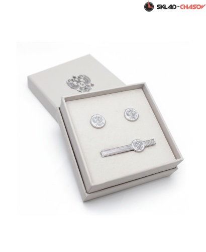 Запонки и Зажим для галстука "Президент" 55802-558002кк фото фото 2