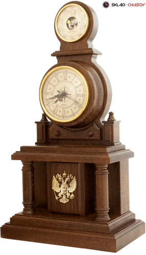 Часы настольные БН1 герб Р.Ф фото