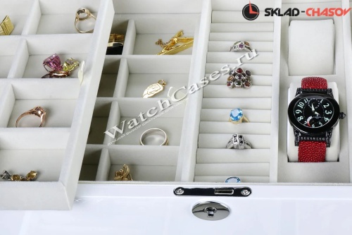 Шкатулка для хранения украшений и 4-х часов J301WW фото фото 3