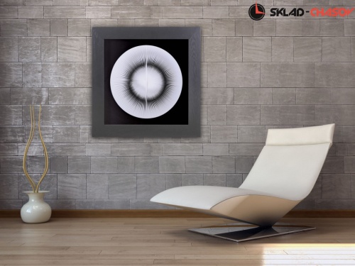 Панно в современном стиле "Иллюзия круг" фото фото 3