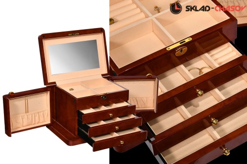 Шкатулка для хранения украшений 504-DBC фото фото 2