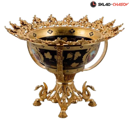 Бронзовая ваза Lampa B325 Cobalt фото