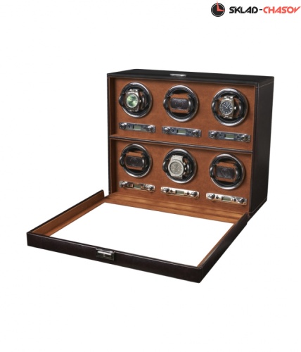 Шкатулка для автоподзавода 6-ти часов BADGE 06BR фото фото 2