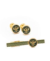 Запонки и Зажим для галстука "Президент" 57867-578067кк фото