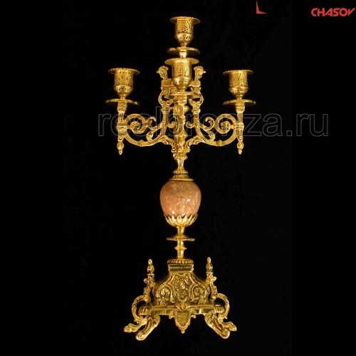 Бронзовые часы с канделябрами Parsa С3116 фото фото 2