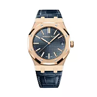 Часы Audemars Piguet Royal Oak Selfwinding Rose Gold Blue Dial фото