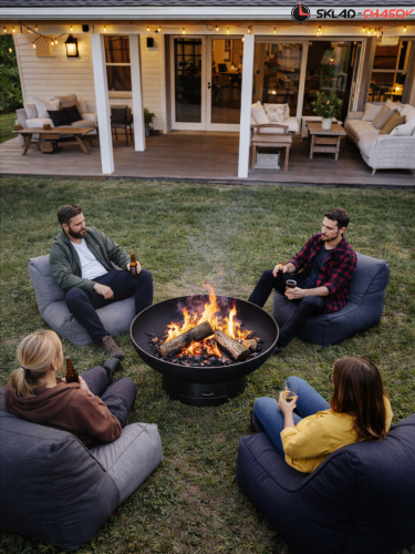 Костровая чаша Классик с зольником 80 фото фото 9