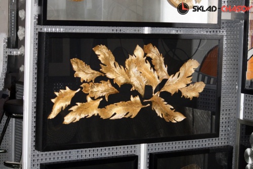 Панно золотистое "Кружение" фото фото 5