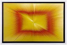 Настенное панно "Иллюзия жёлто-красная" фото