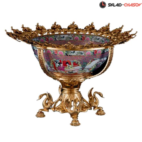 Бронзовая ваза Lampa B325 White фото