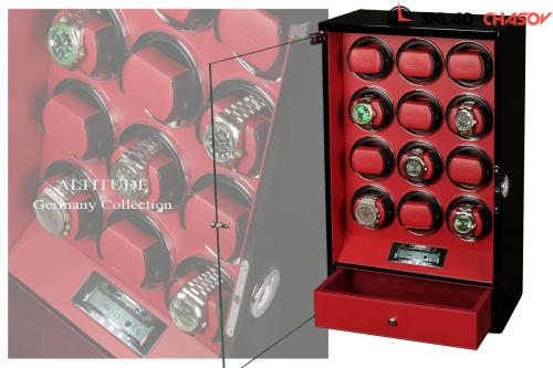 Шкатулка для автоподзавода 12-ти часов D12-BRF-FL фото фото 3