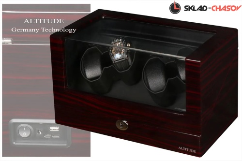 Шкатулка для автоподзавода 4-x часов C1705-EB фото фото 2