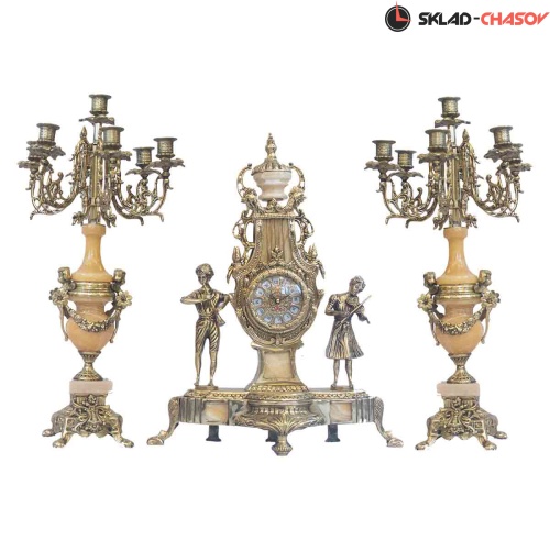 Часы с канделябрами Parsa C3213BBM фото