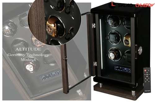 Шкатулка для автоподзавода 6-ти часов M1906GB-B фото фото 2