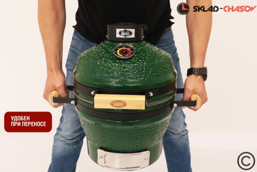 Керамический гриль SG13 PRO SE 33 см / 13 дюймов (зеленый) фото фото 7