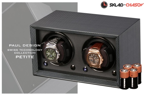 Шкатулка для автоподзавода 2-x часов Petite 2cf-k фото фото 2