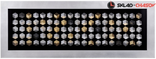 Настенное панно "100 кубов" в серебристой раме фото фото 2