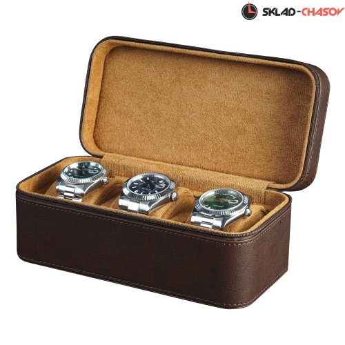 Футляр для перевозки 3-х часов Voyage 03ZBR фото фото 2