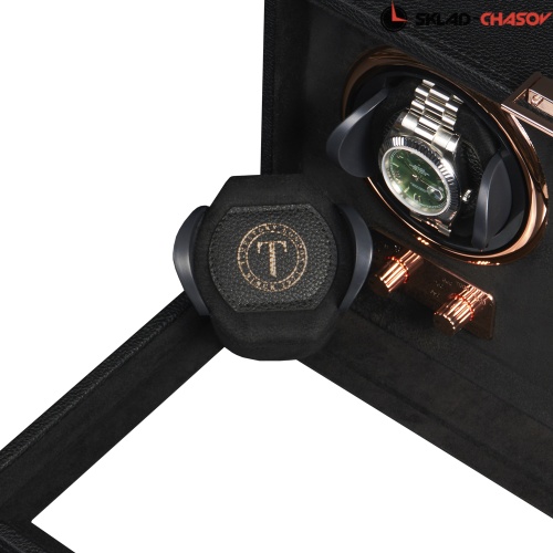 Шкатулка для автоподзавода 2-х часов Badge 02MBG фото фото 3