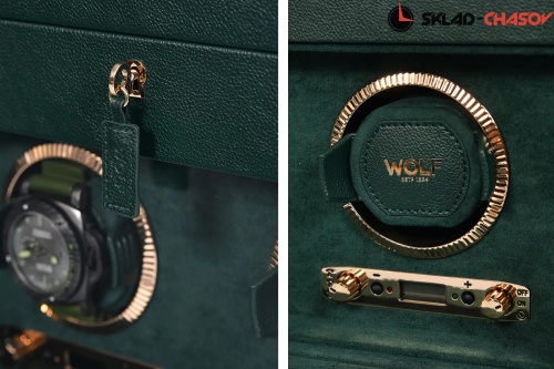Шкатулка для автоподзавода 2-х часов Wolf 792241 фото фото 7