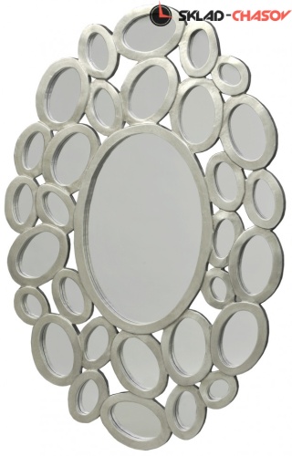 Панно настенное "Кольца с зеркалами - овал" фото
