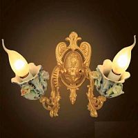 Бронзовое бра Lampa LHW-406/2 фото