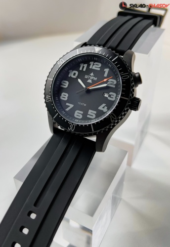 Часы "ШТУРМ" 75905092кк кварцевые на каучуковом ремне фото фото 4