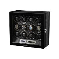 Шкатулка для автоподзавода 12-ти часов с отпечатком BRIDGE 012CFI фото