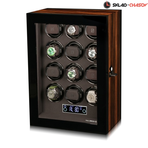 Шикарная шкатулка для автоподзавода 12 часов Gentlemen 12 MAC N фото