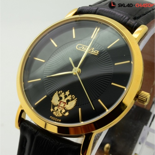 Кварцевые Слава "Премьер" логотип Герб РФ 1129378/300-2035 фото фото 5