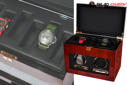 Шкатулка для автоподзавода 2-х часов Wolf Viceroy 454610 фото фото 3