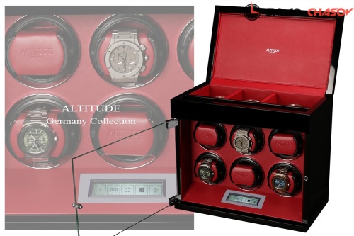 Шкатулка для автоподзавода 6-ти часов Altitude TS6BR фото фото 5