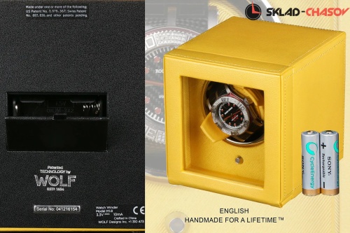 Шкатулка для автоподзавода 1-х часов Wolf 461192 фото фото 5